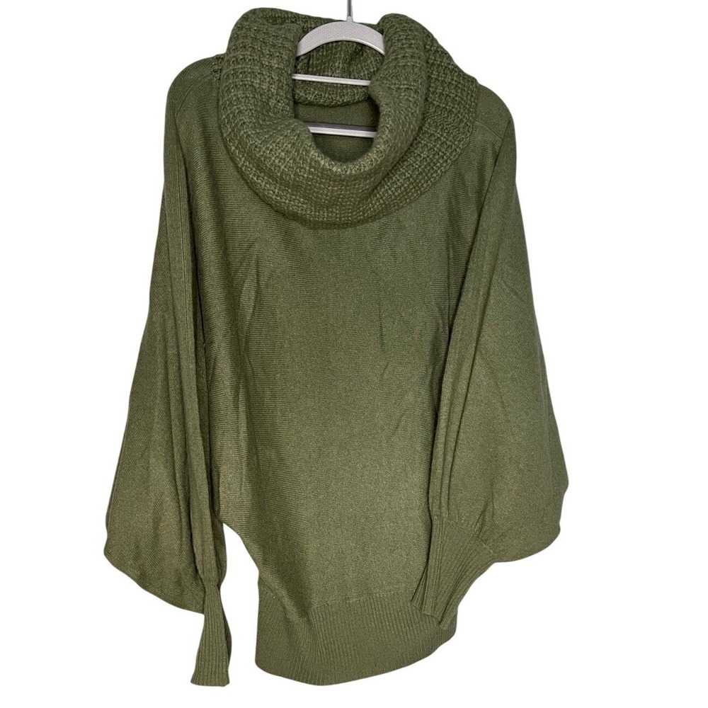Autumn Cashmere green ribbed oversized sweater